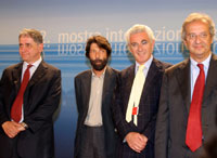 R. Buttiglione, M. Cacciari, D. Croff, W. Veltroni