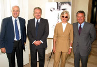 Luciano Sovena, Aurelio De Laurentiis, Marina Cicogna, Francesco Gesualdi