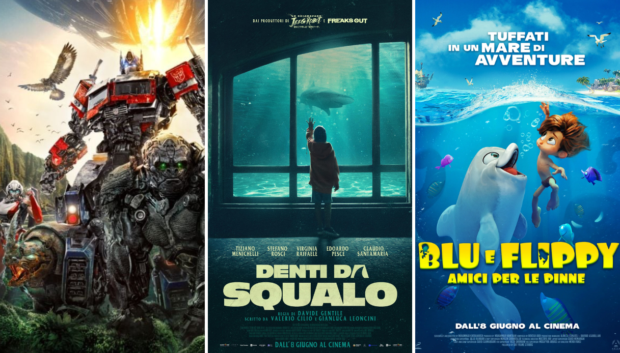 Transformers, delfini, squali: un weekend “bestiale” al cinema