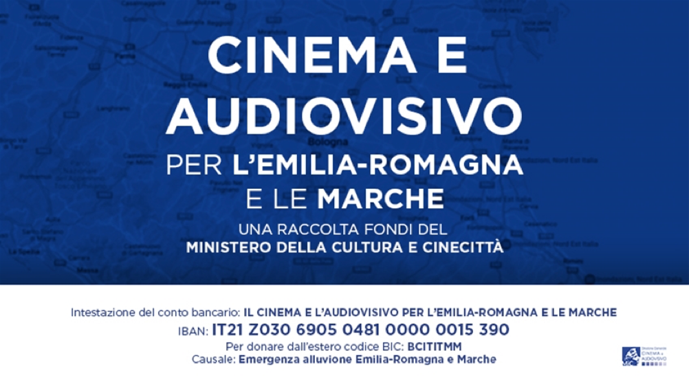 Alluvione in Emilia-Romagna e Marche, le iniziative di Cinecittà