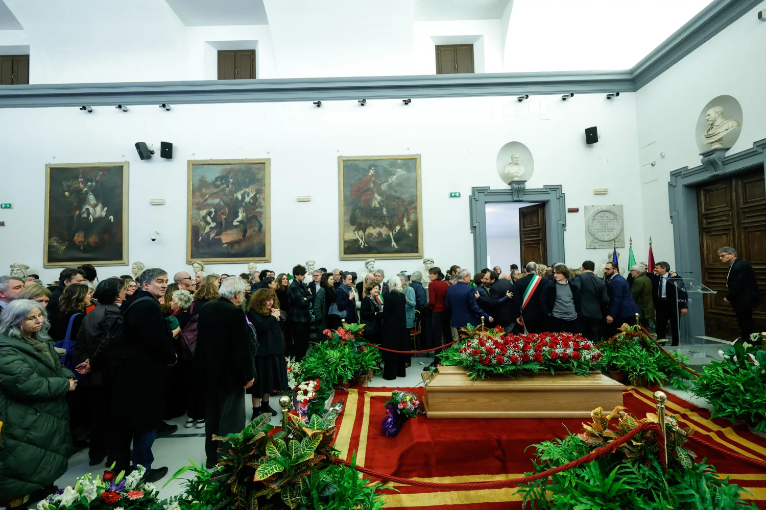 I funerali di Paolo Taviani in Campidoglio