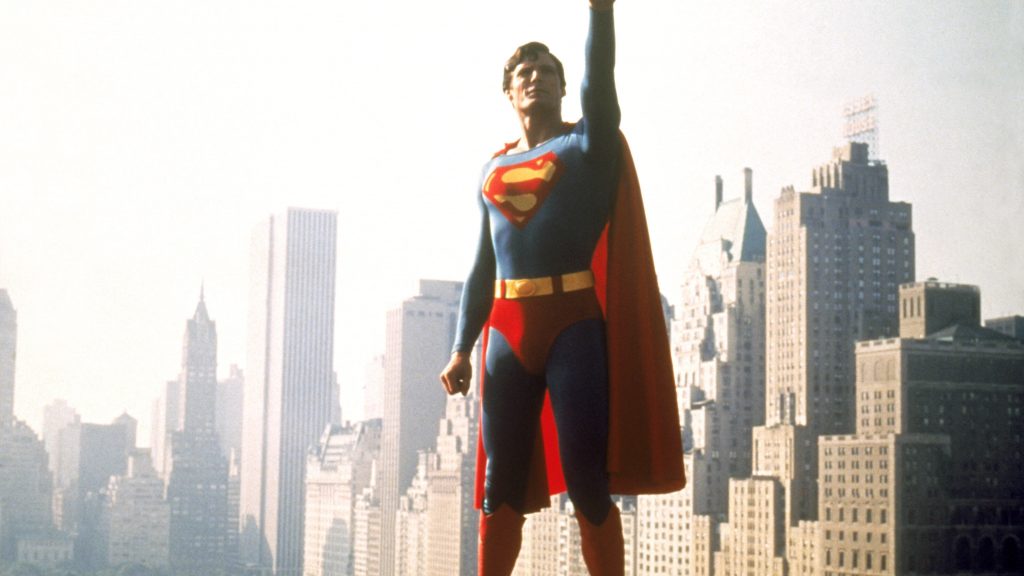 SUPERMAN, Christopher Reeve, 1978. ©Warner Brothers/courtesy Everett Collection